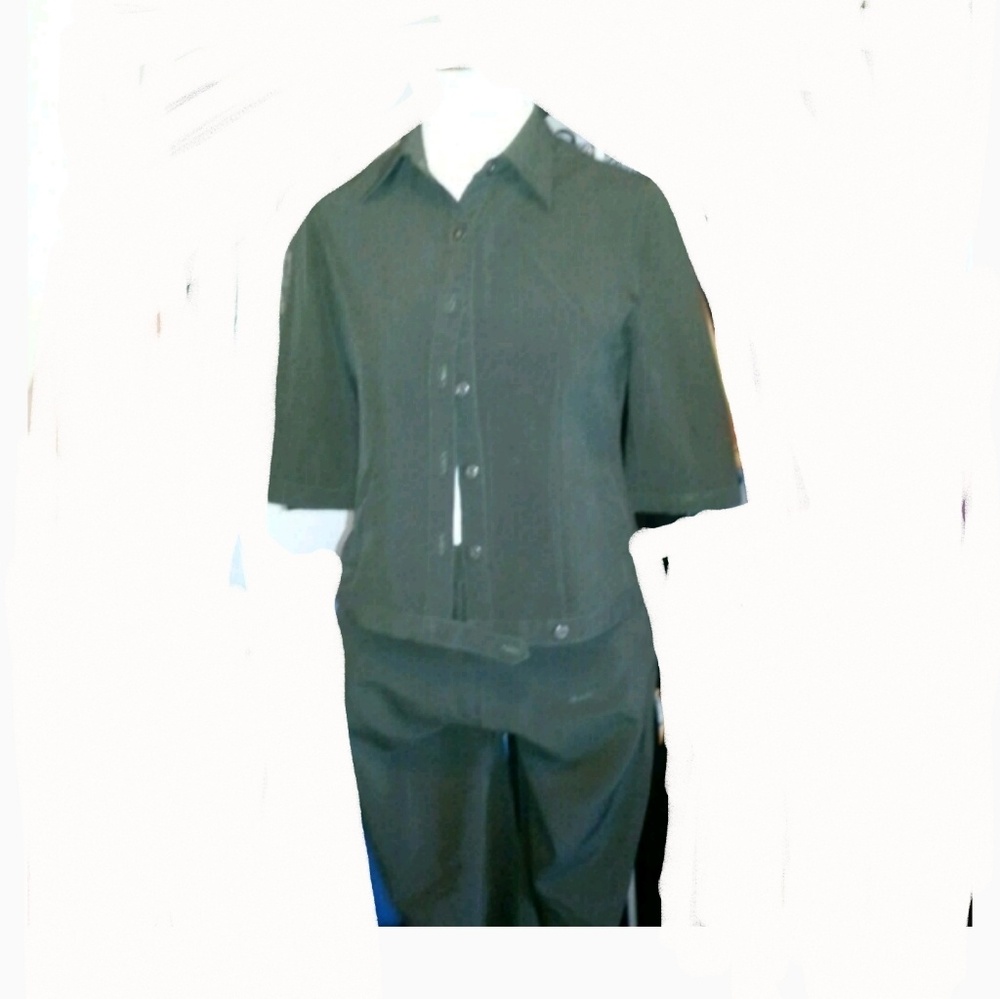 Krizia brand vintage pants and top set